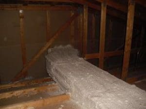 Attic helps to keep the house cooler in the summer.