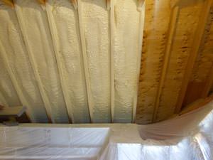 Spray foam insulation air seals and insulated NE WI homes.